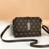 Bolsa Feminina de Couro Macio de Alta Qualidade Nova da Guangzhou Hengli Bolsa Transversal de Ombro Único Bolsa da Moda para Mães de Meia Idade Textura Bolsa Pequena Quadrada