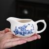 Venda Direta de Fábrica Conjunto de Chá Kung Fu de Porcelana Branca Xícara de Chá Azul e Branco Tampa Tigela Prático Evento da Empresa Presente Promocional Presente de Chá