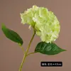 Hortênsia Grande, Toque Suave, Cor Roxa, Estilo Jardim Monet para Decoração de Casamento, Decoração de Mesa de Jantar em Casa, Flor de Hortênsia Artificial