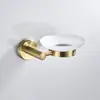 Acero Inoxidable 304 Dorado Cepillado Anillo Portatoallas de Baño Estante de Almacenamiento para Toallas de Baño Portarrollos de Papel Higiénico para Baño Gancho para Ropa