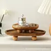 Adornos de Aromaterapia Joyería para Llaves Plato de Almacenamiento para Anillos Bandeja de Madera Accesorios Fotográficos de la Antigüedad Plato de Almacenamiento para Artículos Varios de Entrada