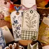 Pacote de Adesivos História Retrô Etiquetas de Tempo Padrão Vintage Material para Journaling e Decoração DIY Adesivos
