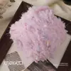 Hilo de mohair mezclado a mano con textura de pelo, hilo especial para bolsos de bricolaje, color caramelo, suave para sombreros hechos a mano, hilo para suéteres de ganchillo