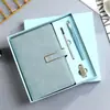 Dia do Professor Caderno A5 Bloco de Notas para Escritório Conjunto de Caixa de Presente Caderno Escolar Corporativo com Impressão de Logo Disponível