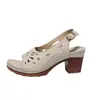 Sandálias Romanas Retrô Vazadas Moda Outono/Inverno 2026 Novo Tamanho Grande Estilo Cruzado Cor Sólida Fivela Peep-Toe para Uso Externo