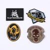 Pegatinas de Tela Bordadas por Computadora de Dibujos Animados Parches de Insignia Personalizados Autoadhesivos Accesorios para Ropa de Velcro DIY Letra Inglesa