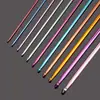 Directo del fabricante: Ganchillo de aleación de aluminio con mango largo 27cm Herramienta de tejido para el hogar, ganchillo de metal colorido de alta calidad