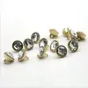 Botones Metálicos para Camisa, Botones de Moda para Hombre y Mujer, Botones Pequeños de Diamante para Chifón, Exquisitos Diamantes Brillantes