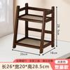 Suporte de Copos Rack de Armazenamento Suporte de Copos Trapezoidal de Rattan de Mesa Simples Multifuncional Doméstico Copo de Água Estilo Bambu Armazenamento Porta Copos