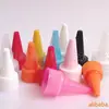Suprimento em estoque: tampa de boca pontuda de 24 dentes touca elétrica para cabelo tampa de boca pontuda de plástico tampa de frasco de tinta tampa de cola tampa de frasco de boca pontuda