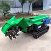 Aplicador de Fertilizante Autopropulsado Qiancheng, Excavadora de Zanjas de Oruga para Huertos, Máquina Multifuncional de Manejo de Invernaderos
