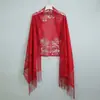 Xale Cachecol Cheongsam Verão Cardigã Artístico Novo Primavera e Verão Fino Protetor Solar Cachecol Longo Vazado Atacado