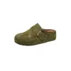 Estilo Retro Sola Grossa Fogos de Artifício Birkenstock Sapatos Femininos 2026 Novo Outono Roupa Externa Sandálias Pantufas para Gestantes Sapatos Individuais Bico Fechado Meia Pantufa