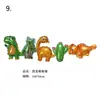 Nova Bola de Filme de Alumínio Dinossauro de Desenho Animado Versão Q Dinossauro Florido Bola de Decoração para Festa de Aniversário Infantil Celebração de Um Ano