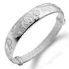 Pie de plata 9999 pulsera de plata de dragón y fénix para mujer viento nacional pulsera push-pull joyería de plata esterlina al por mayor para enviar a los mayores