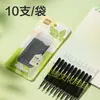 Recarga de Bolígrafo de Gel Deli Se294 Aroma a Té Aroma a Fruta 0.5mm Retráctil Punta de Acero Recarga para Bolígrafo de Estudiante Negro
