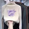 Camiseta base de cuello alto para niños, camiseta de manga larga cálida con forro polar para otoño e invierno, para niñas y niños mayores, hecha de forro polar alemán, adecuada como capa interior para el otoño