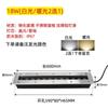 Lámpara subterránea de tira LED, lámpara empotrada para bañador de pared, para exteriores, impermeable, cuadrada, para suelo, paisaje, RGB, de acero inoxidable, lámpara de ladrillo
