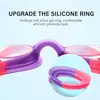 Gafas de Natación Impermeables de Entrenamiento para Niños, Gafas de Natación Cómodas de Silicona Que No Fatigan los Ojos Cuando Se Usan Durante Mucho Tiempo, Suministro en Masa de Fábrica Transfronterizo