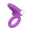 Para complacer el anillo vibratorio anillo de bloqueo para hombres y mujeres para compartir la estimulación pudenda retraso bloqueo fino vibrador fuerte