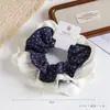 Elástico de Renda com Cartão High-End Renda de 4 Camadas Prendedor de Cabelo Estilo Coreano Gentil Flor de Cabelo Corda de Cabelo Acessórios de Cabelo para Supermercado