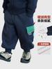 Pantalones de Forro Polar para Niños, Nueva Ropa Infantil de Otoño e Invierno, Pantalones de Chándal para Bebé, Pantalones Largos Casuales Engrosados con Forro de Polar para Niños