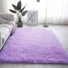 Alfombra de Lana de Seda Transfronteriza Amazon Sala de Estar Dormitorio Mesa de Centro Cabecera Manta Color Sólido Simple Cuidado Fácil Antideslizante