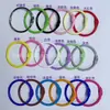 Colgante Pinza Tarjeta Anillo Hebilla Pieza Anillo de Sujeción Metal Abridor Anillo Móvil Tarjeta Calendario de Escritorio Anillo para Tarjetas de Hojas Sueltas Llavero Colorido