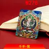 Núcleo de Pintura Thangka Pintado a Mano sin Adorno Dorado, Colgante de la Montaña Wutai, Serpiente del Zodiaco, Collar Dainichi Amitabha Tridimensional al por Mayor