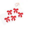 Decorações Originais de Coração com Laço Vermelho e Flor de Strass com Strass Hotfix Adesivo para Camisetas, Chapéus, Bolsas e Adesivos de Strass para Transferência de Calor DIY