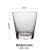 Taza de desayuno de cristal con patrón de ojo de martillo Phnom Penh estilo japonés ins Viento juego para el hogar taza para beber taza para cerveza té de burbujas venta al por mayor