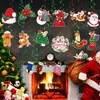 Decoración Colgante de Puerta para Fiesta de Navidad Banderín Decorativo Cortina de Puerta Bandera Colgante de Cañón Bandera de Tirar Suministros de Decoración para Fiesta de Cumpleaños