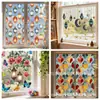 Variedad Transfronteriza de Linternas de Luna y Combinaciones de Estrellas de Festival de Oriente Medio, Pegatinas de Pared Coloridas Electrostáticas, Pegatinas de Decoración para el Hogar, PVC
