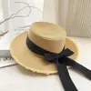 Chapéu de Pescador Anti-UV Novo Estilo, Chapéu de Praia para Férias com Proteção Solar, Chapéu Estiloso, Chapéu de Palha, Cobertura Facial, Design Simples Vazado