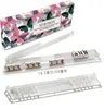 Amazon Transfronterizo Nuevo Modelo Regla Empujadora 19.7 pulgadas Accesorios de Mahjong Color Transparente Organizador de Tarjetas Regla de Tarjeta Empujador Dos en Uno