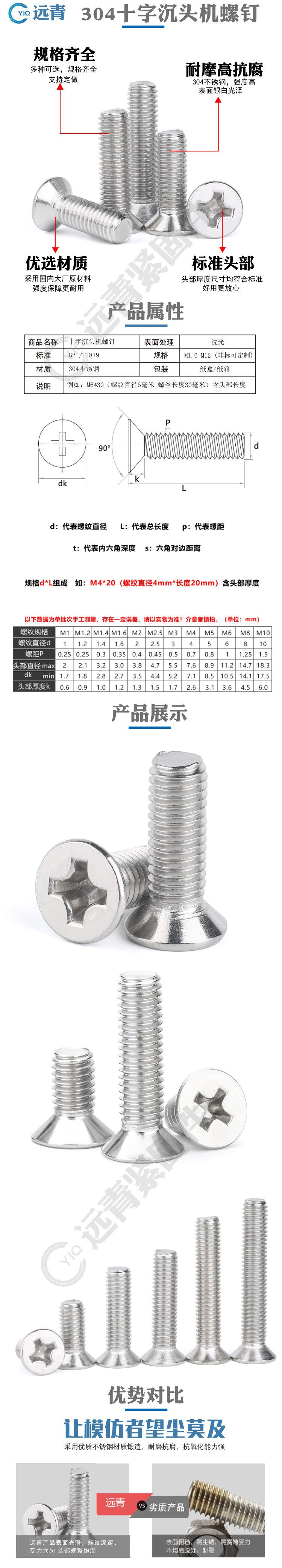 螺钉产品介绍-母版