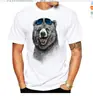 Camiseta masculina de manga curta moda estampada manga curta independente Amazon camisa básica masculina tsGola redonda