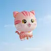 Globos Animados Flotantes para Parques, Plazas, Mercados Nocturnos, Globos Voladores para Niños, Globos de Papel de Aluminio de Helio