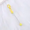Nuevo diseño de llavero de colores pastel, accesorio de llavero colgante para bolsa de cuentas DIY, en stock para venta al por mayor