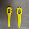 Nova lâmina plástica longa para cortador de grama lâmina de corte para jardim acessórios plásticos para cortador de grama