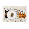Nuevo camino de mesa Halloween Amazon TEMU, camino de mesa estilo americano, mantel largo de lino, específicamente para mesas de té