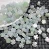 Natural Jadeite A carga de quatro folhas trevo crucífero contas soltas feitas à mão diy jade joias acessórios pulseira Acessórios Atacado