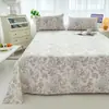 Sábana de algodón lavado de 1.8 m, pieza única, adecuada para dormitorios estudiantiles, incluye un colchón individual, una sábana y una funda de almohada - un juego de tres piezas, no hecho completamente de algodón puro