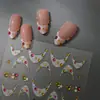Mismo Estilo que Little Red Book Accesorios de Uñas Nicho Color Macarrón Francés Diamante Estrella Pegatinas para Uñas Hielo Transparente Piedra Multicolores