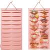 Caixa Organizadora Porta Presilhas de Cabelo Pendurável Bolsa de Armazenamento para Guarda-Roupa Bolsa de Armazenamento de Parede Porta-Presilhas de Feltro
