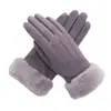 Producción de guantes cálidos de cachemir gruesos personalizados para estudiantes, versión coreana de lindos guantes para ciclismo, pantalla táctil, ciclismo, motocicleta, para mujer