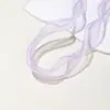 Fita de Lã Cauda de Peixe com Borda de Pérola Fita de Lã Pérola Sereia Acessórios de Cabelo DIY Laço Flor Decoração de Bolo Fita