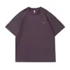 Roupa Masculina Muqiu 2026 Verão Nova Camiseta Fresca de Manga Curta Masculina Estampa Loose Fit Manga Meia Manga Camisa Básica