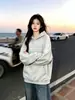 Sudadera con capucha bordada de marca europea y americana personalizada de moda para otoño e invierno, top holgado, traje deportivo casual de moda de calle de nicho