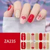 ZA - Adhesivo para uñas blanco sin hornear, totalmente impermeable, parche para decoración de uñas, sensación avanzada, simple, pegamento para esmalte de uñas al por mayor